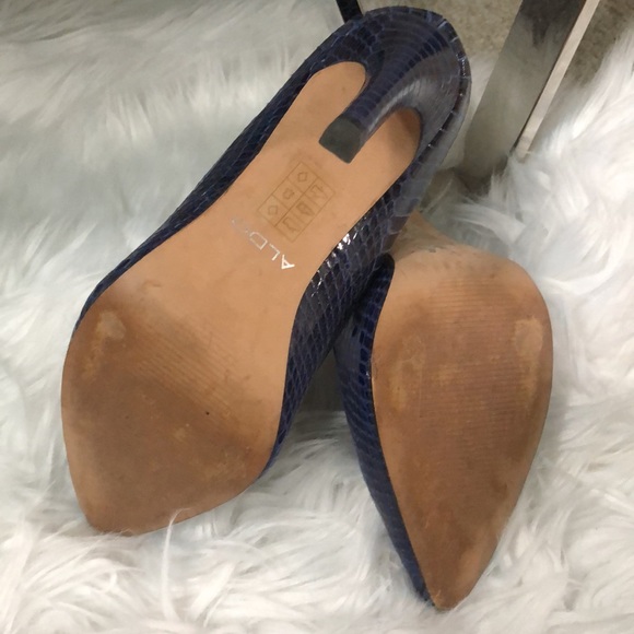 Aldo Leather 3.5 Inch Heels - Picture 4 of 5